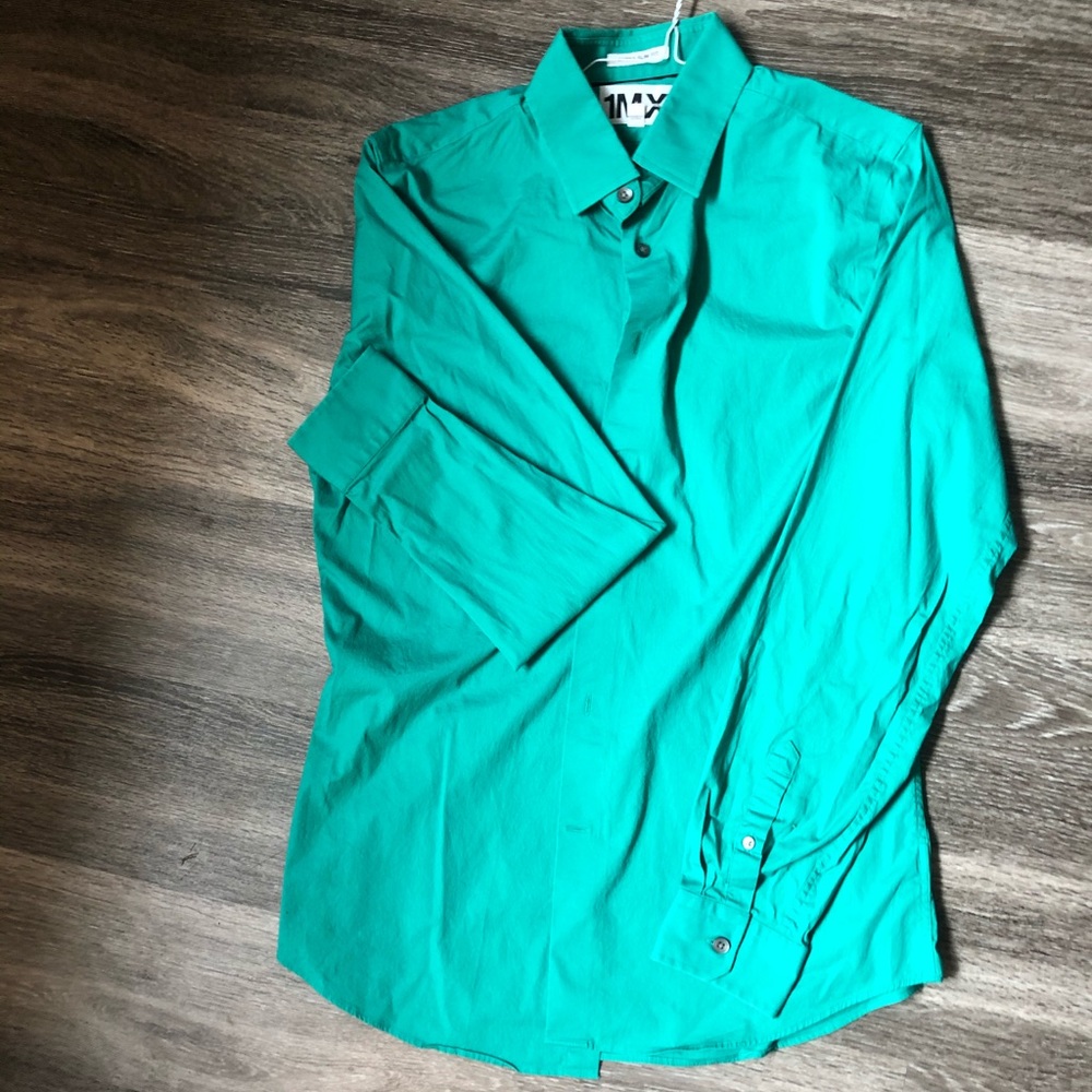 Express Teal dress shirt